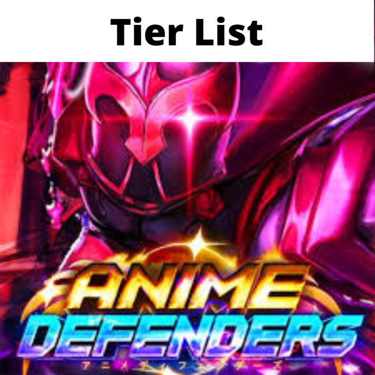 Anime Defenders Tier List October 2024