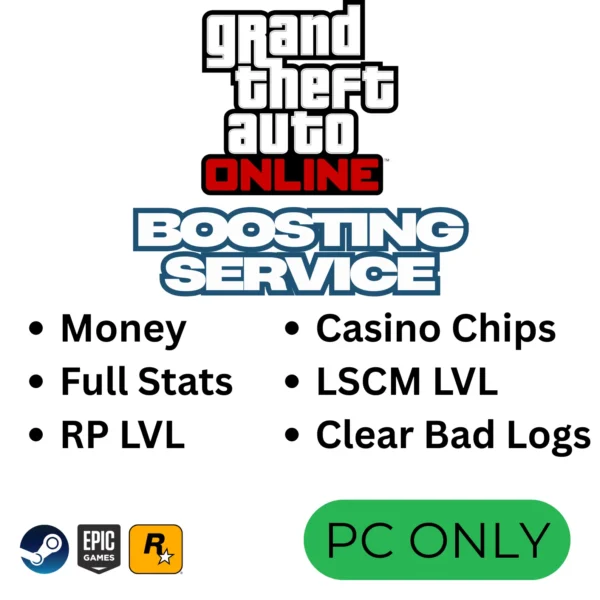 Grand Theft Auto GTA V PC Online Money Services